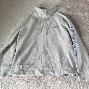 Vineyard Vines Light Gray Turtleneck Sweater